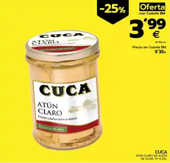 BM Supermercados Atún claro en aceite de oliva oferta