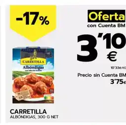 BM Supermercados CARRETILLA Albóndigas oferta