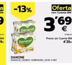 BM Supermercados Danacol líquido variedades oferta