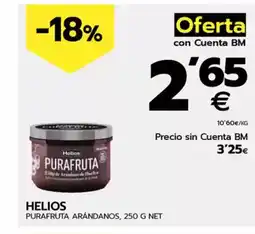 BM Supermercados HELIOS Purafruta arándanos oferta