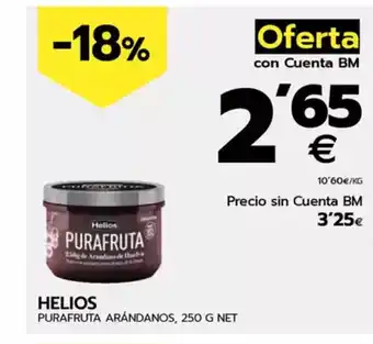 BM Supermercados HELIOS Purafruta arándanos oferta