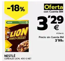 BM Supermercados LION Cereales oferta