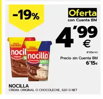 BM Supermercados NOCILLA Crema original o chocoleche oferta