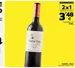 BM Supermercados PUERTA VIEJA Tinto rioja crianza oferta