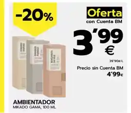 BM Supermercados AMBIENTADOR mikado gama oferta