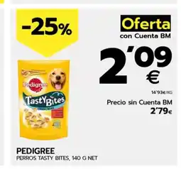 BM Supermercados PEDIGREE Perros tasty bites oferta