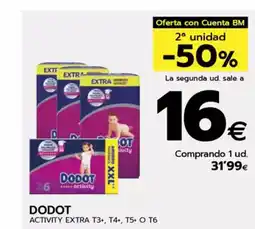 BM Supermercados DODOT Activity extra oferta