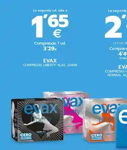 BM Supermercados EVAX Compresas liberty alas, gama oferta