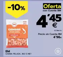 BM Supermercados BM Gamba pelada oferta