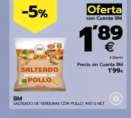 BM Supermercados BM Salteado de verduras con pollo oferta