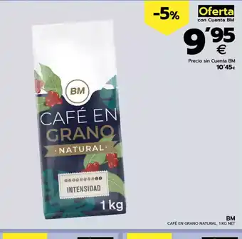 BM Supermercados BM Café en grano natural oferta