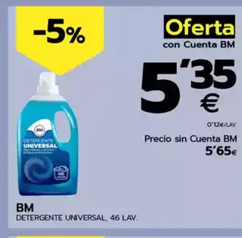 BM Supermercados BM Detergente universal oferta