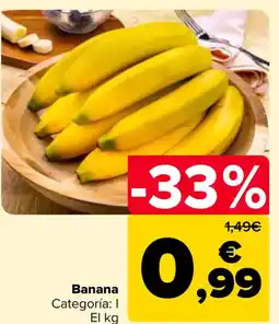 Carrefour Banana oferta