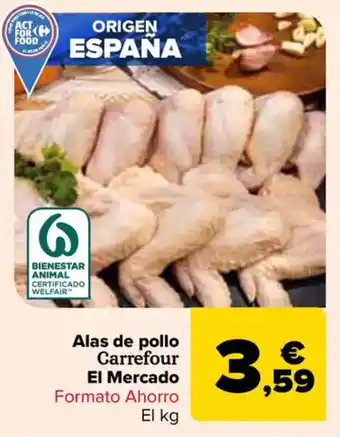 Carrefour Alas de pollo Carrefour El Mercado Formato Ahorro oferta