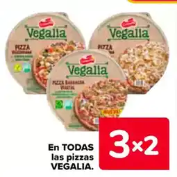 Carrefour VEGALIA En todas las pizzas oferta