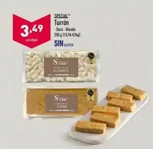 ALDI Turrón special oferta