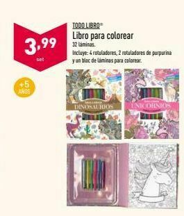 ALDI Libros para colorear oferta