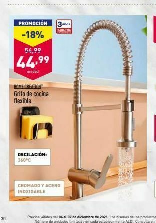 ALDI Grifo de cocina home oferta