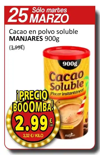 SPAR MANJARES Cacao en polvo soluble oferta