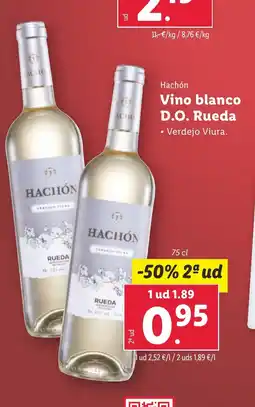 Lidl HACHÓN Vino blanco D.O. Rueda oferta