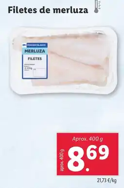 Lidl Filetes de merluza oferta