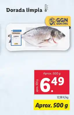 Lidl Dorada limpia oferta