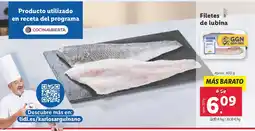 Lidl Filetes de lubina oferta