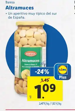 Lidl BARESA Altramuces oferta