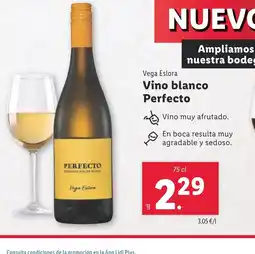 Lidl Vino blanco Perfecto oferta