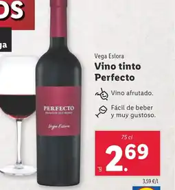 Lidl VEGA ESLORA Vino tinto Perfecto oferta