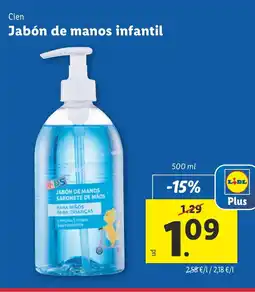 Lidl CIEN Jabón de manos infantil oferta