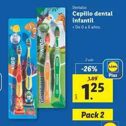 Lidl DENTALUX Cepillo dental infantil oferta