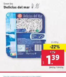 Lidl OCEAN SEA Delicias del mar oferta