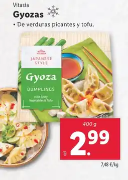 Lidl VITASIA Gyozas oferta