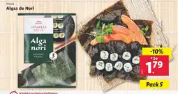 Lidl VITASIA Algas de Nori oferta