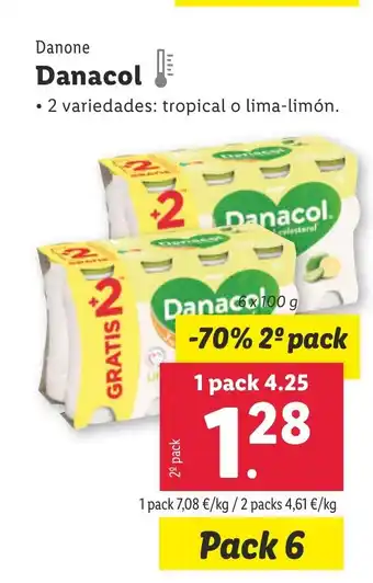 Lidl DANONE Danacol oferta