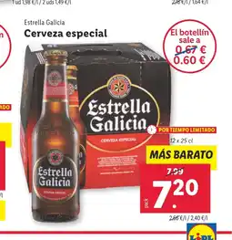 Lidl ESTRELLA GALICIA Cerveza especial oferta