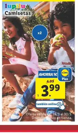 Lidl Camisetas oferta