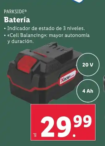 Lidl PARKSIDE Batería oferta