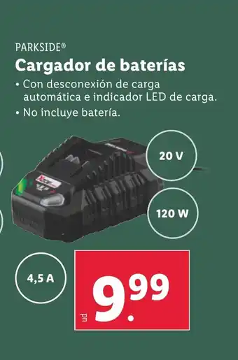 Lidl PARKSIDE Cargador de baterías oferta