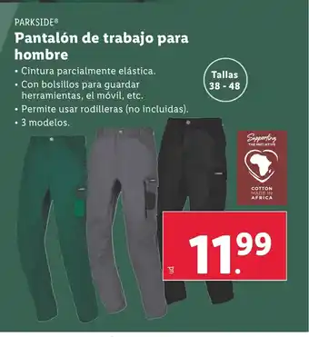 Lidl PARKSIDE Pantalón de trabajo para oferta