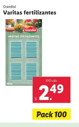 Lidl GRANDIOL Varitas fertilizantes oferta