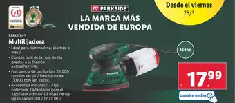 Lidl PARKSIDE Multilijadora oferta