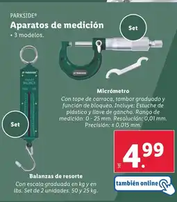 Lidl PARKSIDE Aparatos de medición oferta