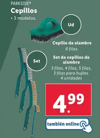 Lidl PARKSIDE Cepillos oferta