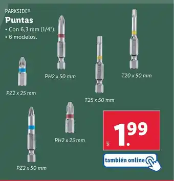 Lidl PARKSIDE Puntas oferta