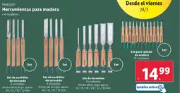 Lidl PARKSIDE Herramientas para madera oferta