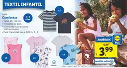 Lidl LUPILU Camisetas oferta