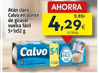 FROIZ Atún claro calvo en aceite de girasol vuelca fácil oferta