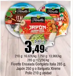 FROIZ FLORETTE Ensalada Completa Italia oferta